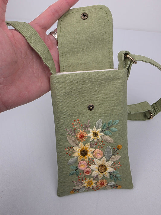 Phone Travel Wallet - Sage Green