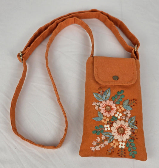 Phone Travel Wallet - Terracotta