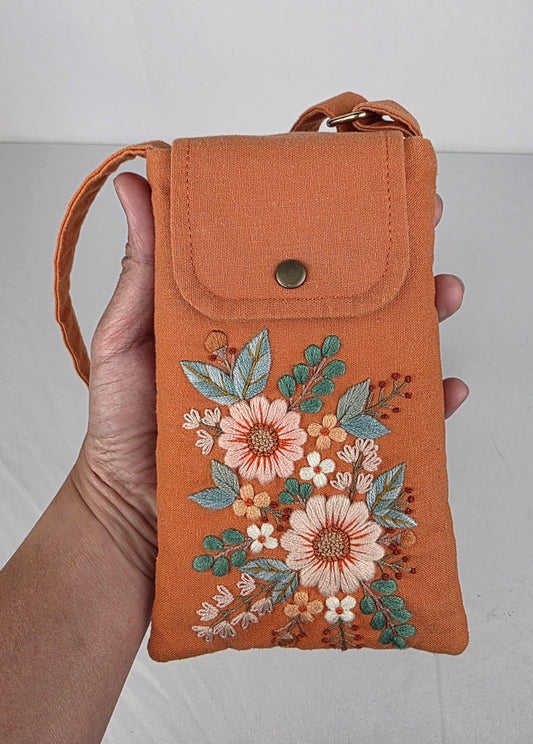 Phone Travel Wallet - Terracotta