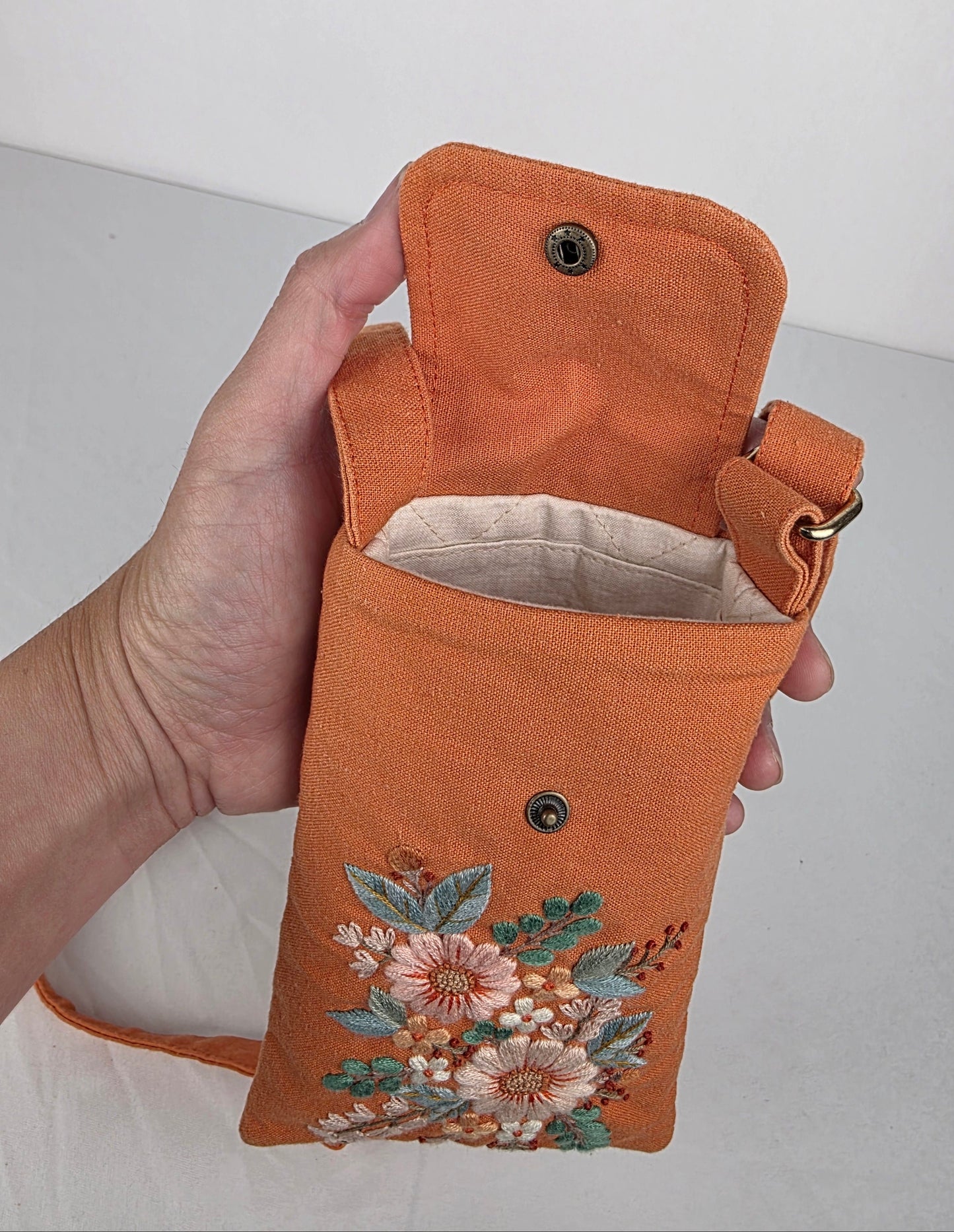 Phone Travel Wallet - Terracotta
