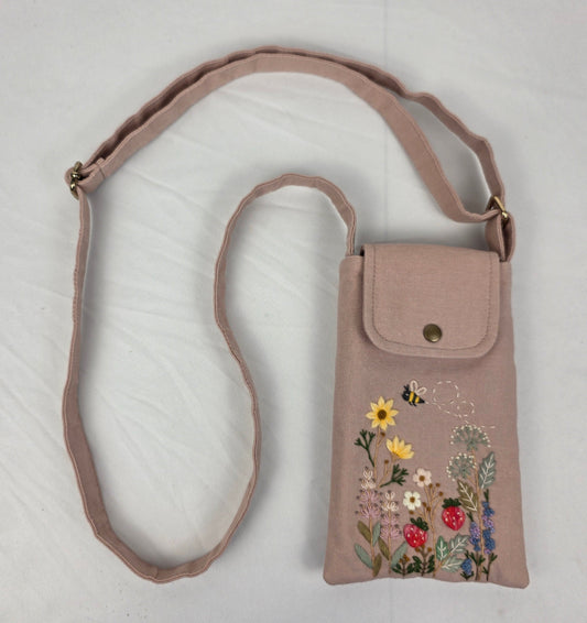 Phone Travel Wallet - Rose Ash