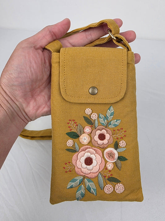 Phone Travel Wallet - Mustard