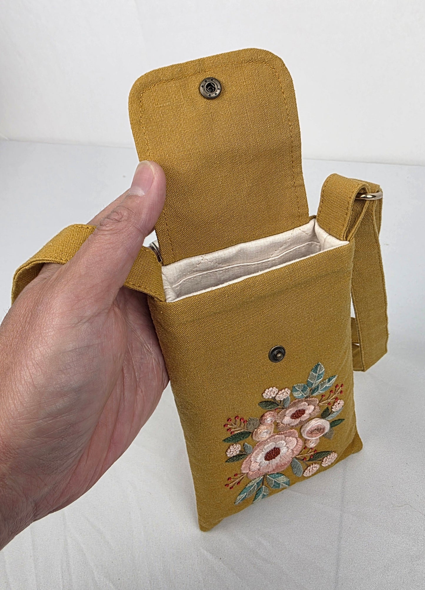 Phone Travel Wallet - Mustard