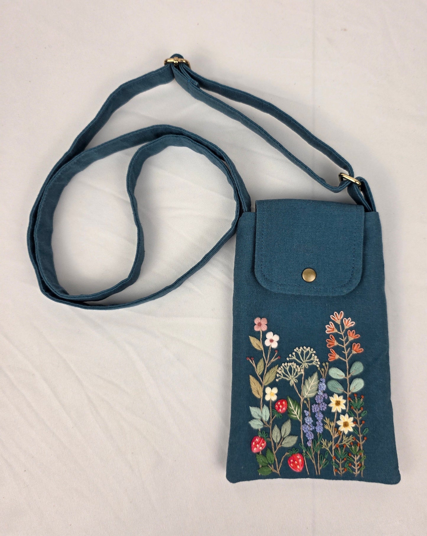 Phone Travel Wallet - Teal Blue