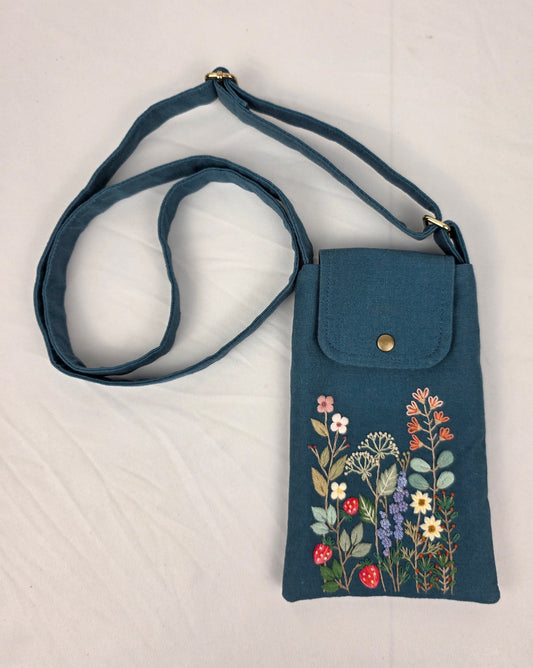 Phone Travel Wallet - Teal Blue