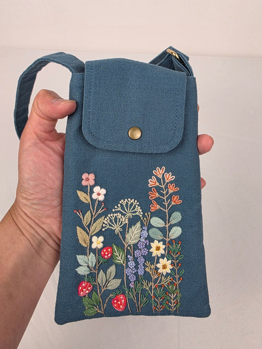 Phone Travel Wallet - Teal Blue