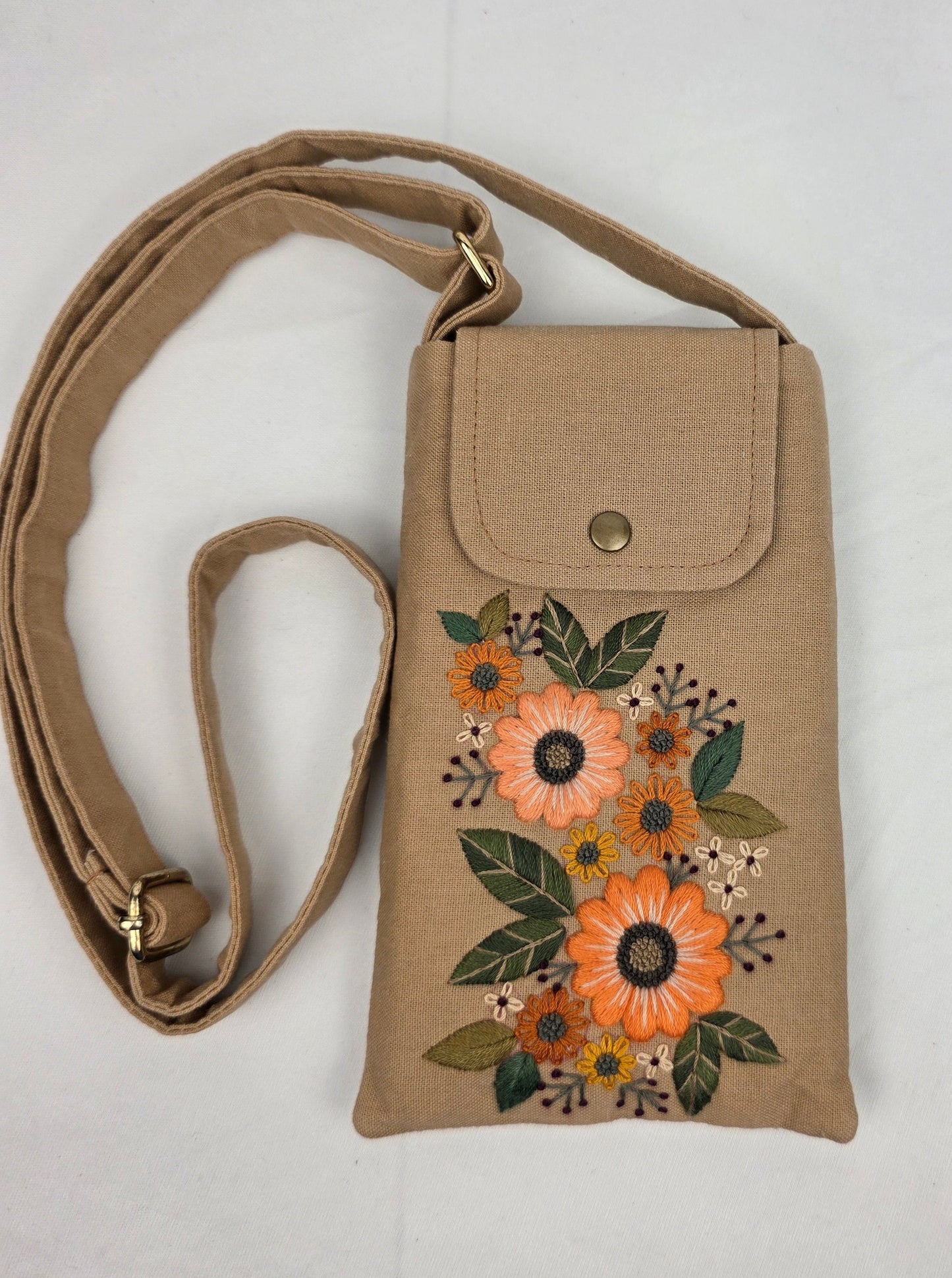 Phone Travel Wallet - Tan