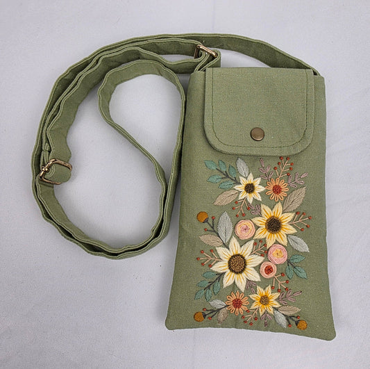 Phone Travel Wallet - Sage Green