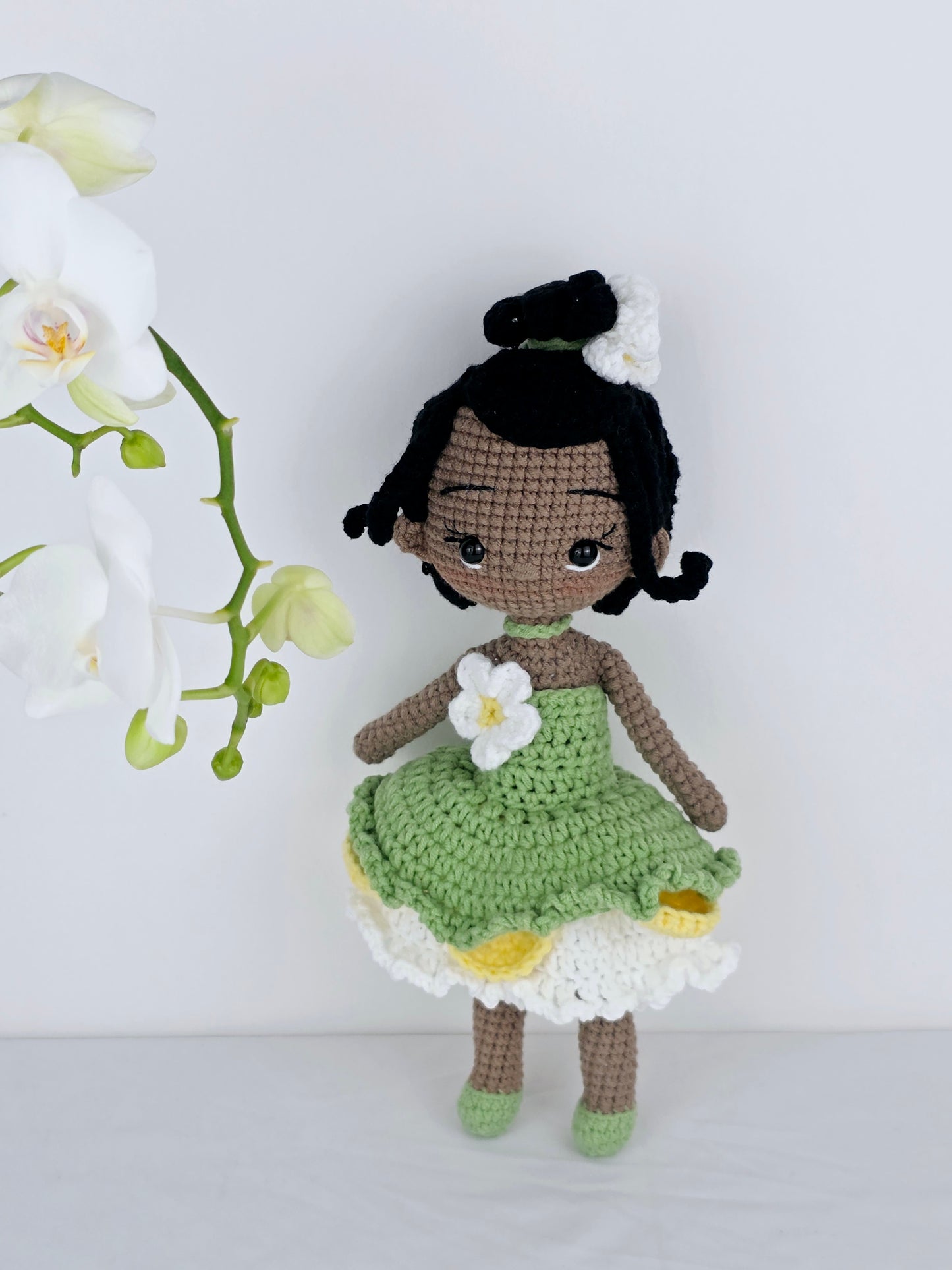Crochet Doll - Sage Blossom Amigurumi | Handmade by Lena Handicrafts