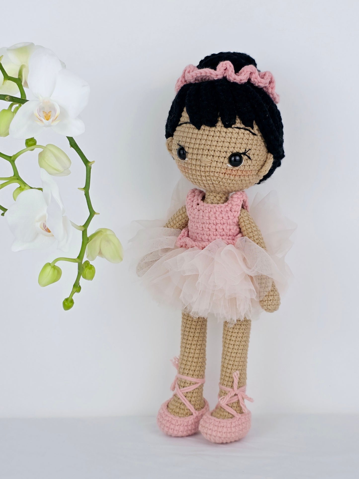 Crochet Doll - Blush Tutu Ballerina | Handmade by Lena Handicrafts
