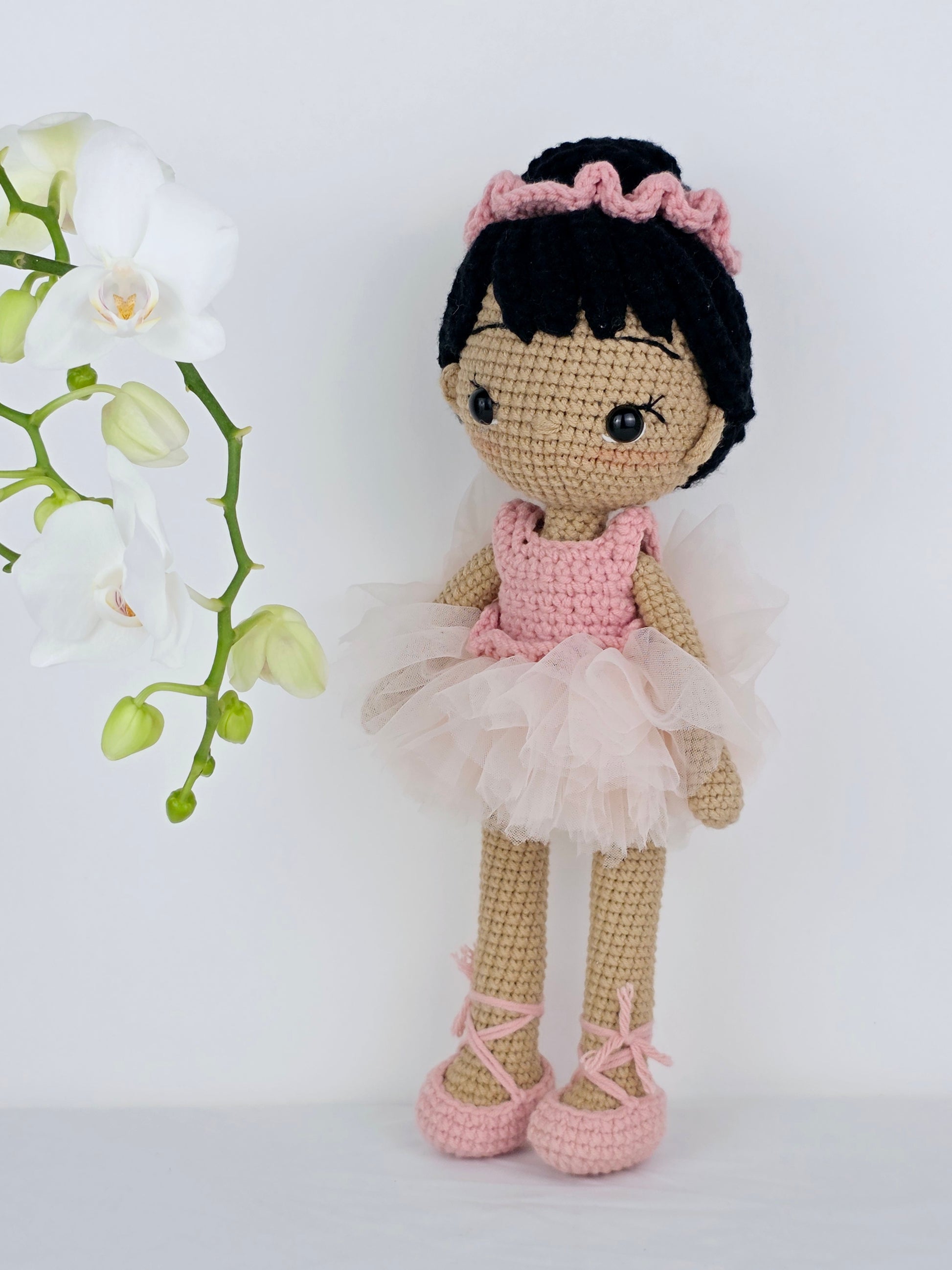 Crochet Doll - Blush Tutu Ballerina | Handmade by Lena Handicrafts
