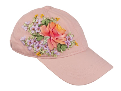 Baseball Hat - Ribbon Embroidery  🌟🌟🌟 Most Popular