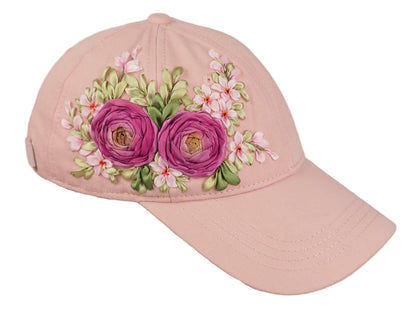 Baseball Hat - Ribbon Embroidery  🌟🌟🌟 Most Popular