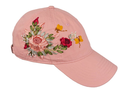 Baseball Hat - Ribbon Embroidery  🌟🌟🌟 Most Popular