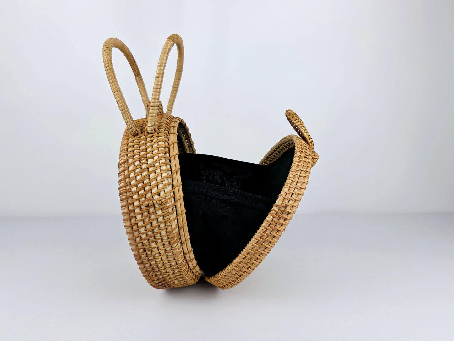 Rattan Purse w/ embroidery #2